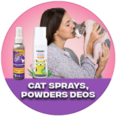 Cat Sprays, Powders Deos