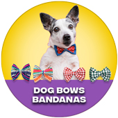 Dog Bows Bandanas