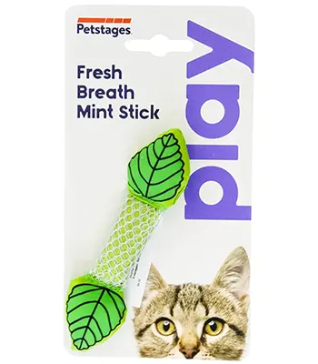 Petstages Fresh Breath Mint Stick - Cat Toy