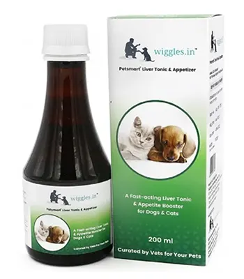 Wiggles Liver Tonic Appetizer Syrup for Dogs and Cats - 200 ml