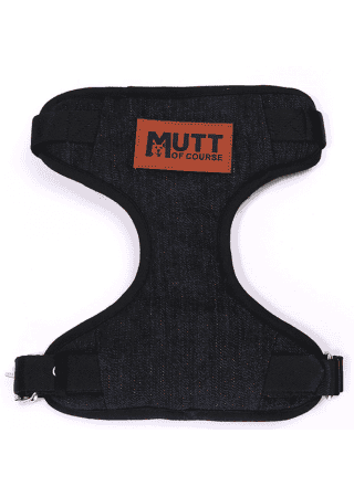 Mutt Of Course Dark Denim Harness - All Breeds
