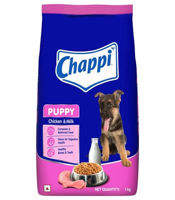 Chappi Puppy Dry Dog Food in Chicken and Milk Flavour 1 Kg Pack