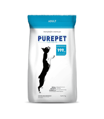 Purepet Chicken Vegetable Adult Dog Dry Food 7.5 Kg