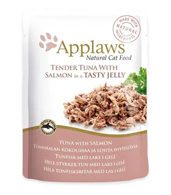 Applaws Natural Tuna with Salmon in Jelly Wet Cat Food,70 Gms