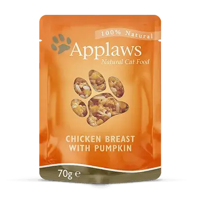 Applaws Chicken Breast with Pumpkin in Broth Cat Food, 70 Gms