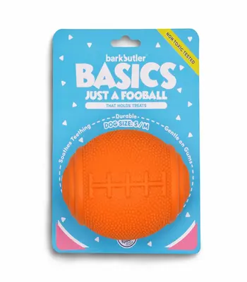 Barkbutler Just a Football,Small Medium Breed - Dog Toy