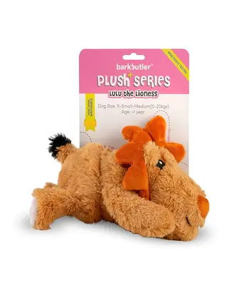 Barkbutler Lulu The Lioness - Squeaker Plush Dog Toy