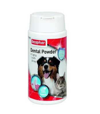 Beaphar Dental Powder - Dogs and Cats, 75 gms