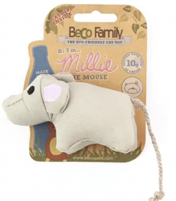 Beco Millie The Mouse  - Catnip Cat Toy