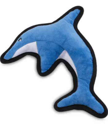 Beco Rough and Tough Dolphin - Medium and Large Breed Dog Toy