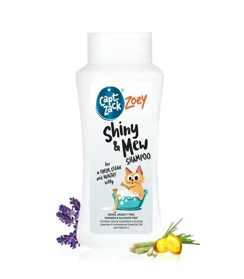 Captain Zack Zoey Shiny Mew, 200ml - Kitten Cat Shampoo