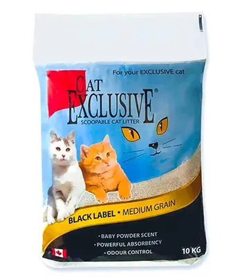 Cat Exclusive Scoopable Cat Litter Piece (10 Kg, Multicolor)
