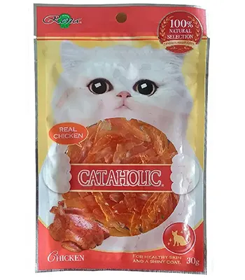 Cataholic Neko Soft Chicken Jerky - Kitten And Adult Cat Treat
