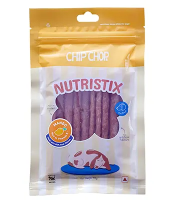 Chip Chops Nutristix Stick Style Dog Treat / Snack (Mango Flavour)