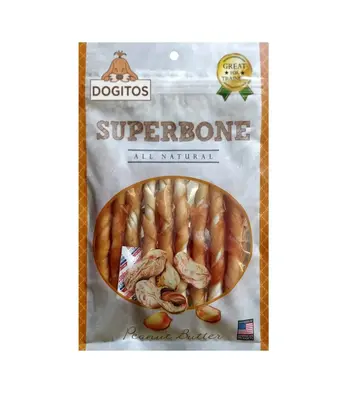Dogaholic Superbone Peanut Butter Chicken Stick - Dog Treats - 9 pcs in 1 pkt