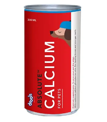 Drools Absolute Calcium Syrup, 300ml - Puppies and Adult Dogs