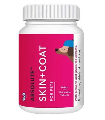 Drools Absolute Skin + Coat Tablet- Dog Supplement