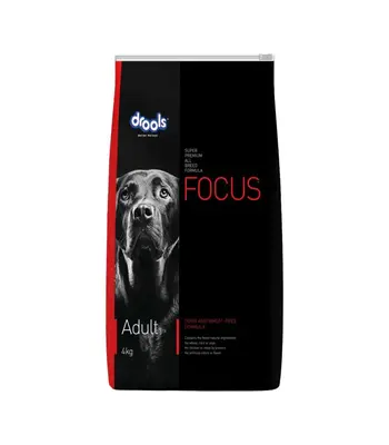 Drools Focus Adult Super Premium Dog Food, 4kg - All Breed, Dog Food