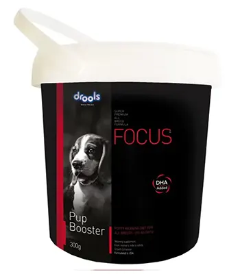 Drools Focus Pup Booster- Puppy Weaning Diet, All Breeds - 300 gms