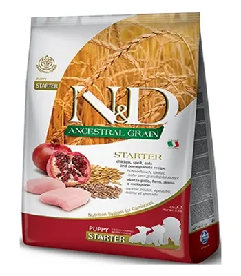 Farmina ND Ancestral Grain Chicken and Pomegranate 2kgs- Starter Puppy Dry Food