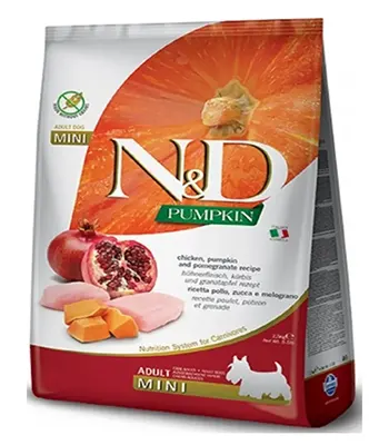 Farmina ND Pumpkin Chicken and Pomegranate, 2.5 Kgs - Adult Mini Dog Dry Food