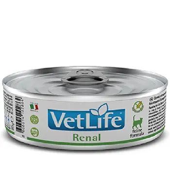 Farmina Vetlife Renal Cat Formula Wet Food Can, 85 Gms