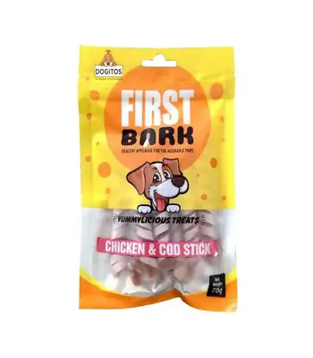 First Bark Chicken and Cod Stick - Dog Treat
