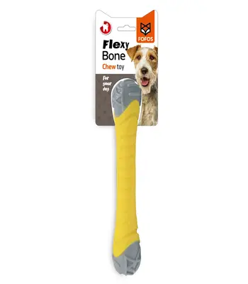 FOFOS Flexy Bone Chew Dog Toy - Puppies Dog Toy