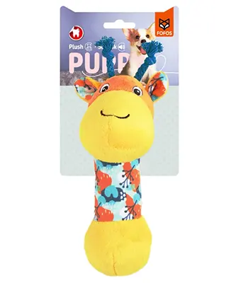 FOFOS Puppy Toy, Giraffe - Dog Plush Rope Toy