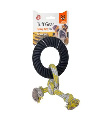FOFOS Tyre Small Rope Dog Toy - Small Medium Breed Puppy Dog Toy