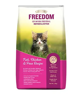 Freedom 100% Natural food for all Mother Kitten Cat Dry Food 1.2kg