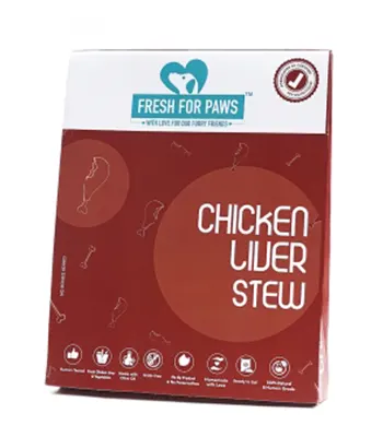 Fresh For Paws Chicken Liver Stew - Puppy Dog Wet Food (Grain Free)
