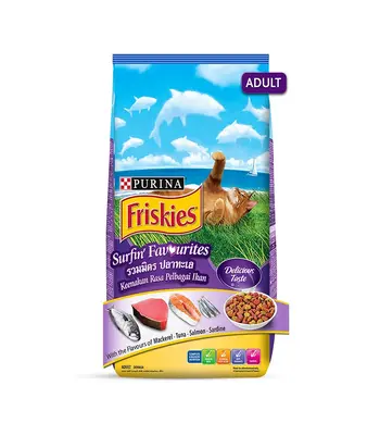 Friskies Surfin' Favorites,1.2 Kgs- Adult Cat Dry Food