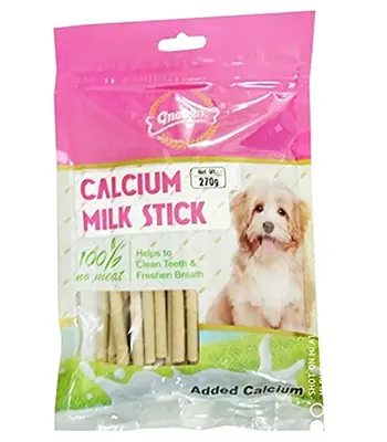 Gnawlers - Calcium Milk Stick - 30 pc in 1 packet- Puppies and Adult Dogs