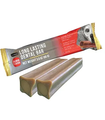 Goodies Dental Long Lasting Bar, Salmon - Puppy and Adult Dogs