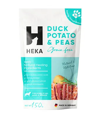 Heka Grain Free Duck, Potatoes Peas - Dog Dry Food