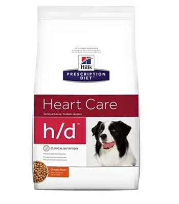 Hill's Prescription Diet h/d Canine, 1.5 Kgs - Cardiac - Puppy and Adult Dog Dry Food