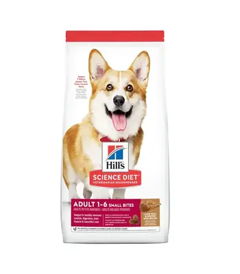 Hill's Science Diet Adult Small Bites Lamb Brown Rice, 3 Kgs - Adult Dog Dry Food