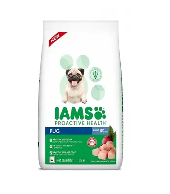 IAMS Proactive Health Pug Premium Dog Dry Food - Adult (1.5+ Years)