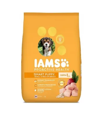 IAMS Puppy Food Small Medium Breed, 3 Kgs -  (&lt;1 Years)