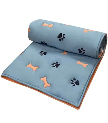 Jazz My Home Bones Paws Dog Quilt - All Breed Puppy Dogs