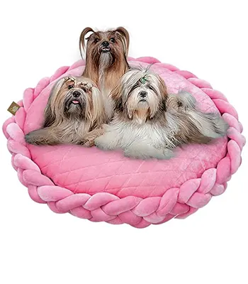 Jazz My Home Braided Dog Bed - All Breed Puppy Dogs
