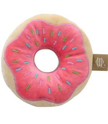 Jazz My Home Pink Donut Plush Dog Toy - Dogs Puppies