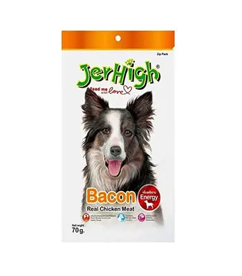 JerHigh Bacon Stick Treats - Puppies and Adult Dogs