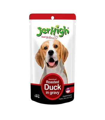 Jerhigh Roasted Duck in Gravy  - Adult Dog Wet Food