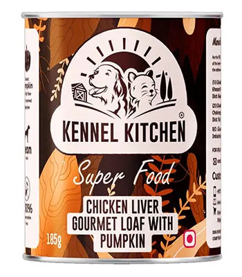 Kennel Kitchen Chicken Liver Gourmet Loaf with Pumpkin - Puppy and Adult Dogs