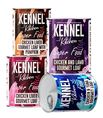 Kennel Kitchen Gourmet Loaf Variety Pack (185g each X 4N) - Dogs and Cats