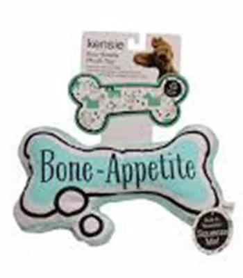 Kensie Bone Appetite Plush Dog Toy