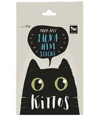 Kittos Tuna Mini Sticks - Treat - Kitten and Adult Cat