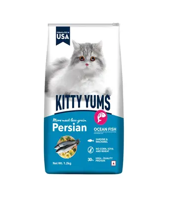 Kitty Yums Persian,Ocean Fish - Dry Cat Food,1.2 Kg